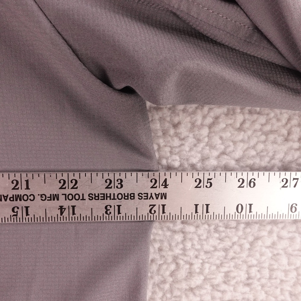 TravisMathew Mens Full Zip Hooded Jacket Grey Large Lightweight Performance L - Picture 7 of 8